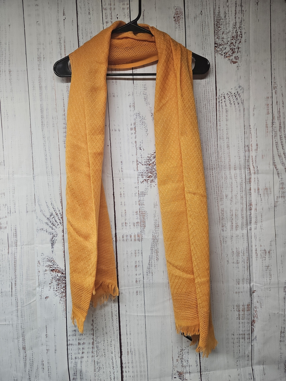 Women's Lightweight Mustard Scarf - Ozsoy Aksesuar